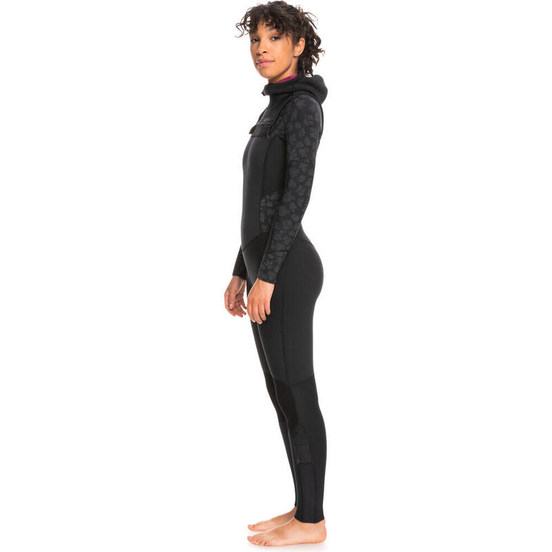 Pianka z kapturem Roxy 5/4/3mm Swell Hooded Front Zip