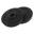 Disque musculation 2.50kg noir, la paire