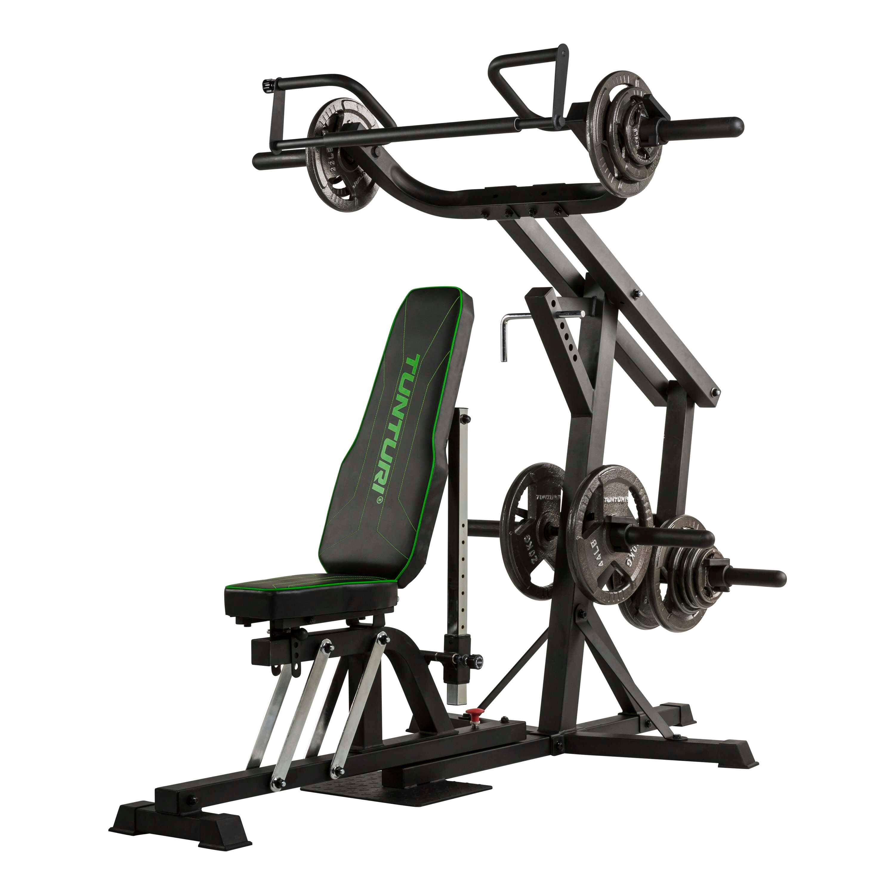 TUNTURI Kraftstation - WT80 - Fitnessstation für Zuhause - Multigym mit Hantelbank