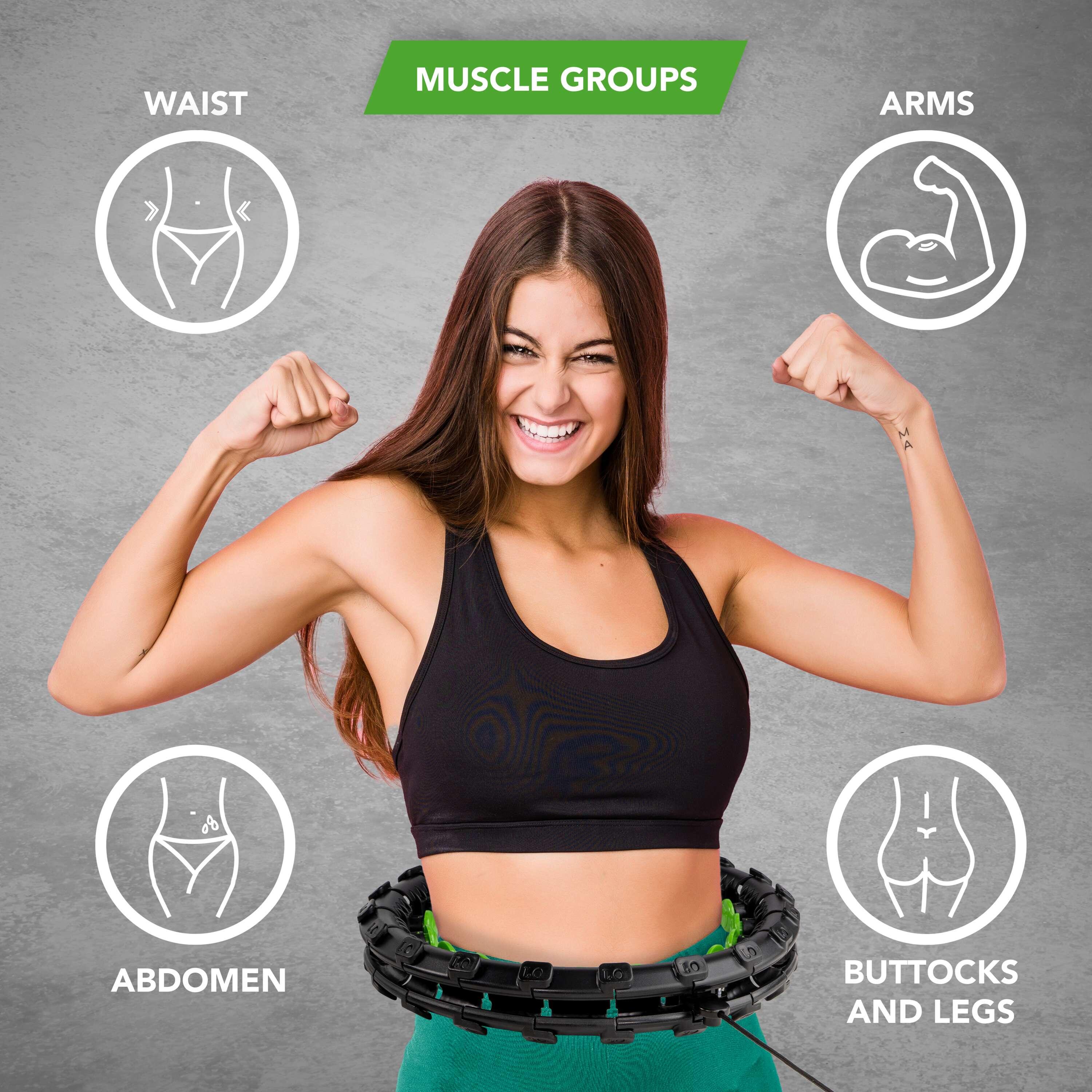 Weighted Hoelahoep - Massage hoelahoep - Hula hoop gewicht - Verstelbaar 4/7