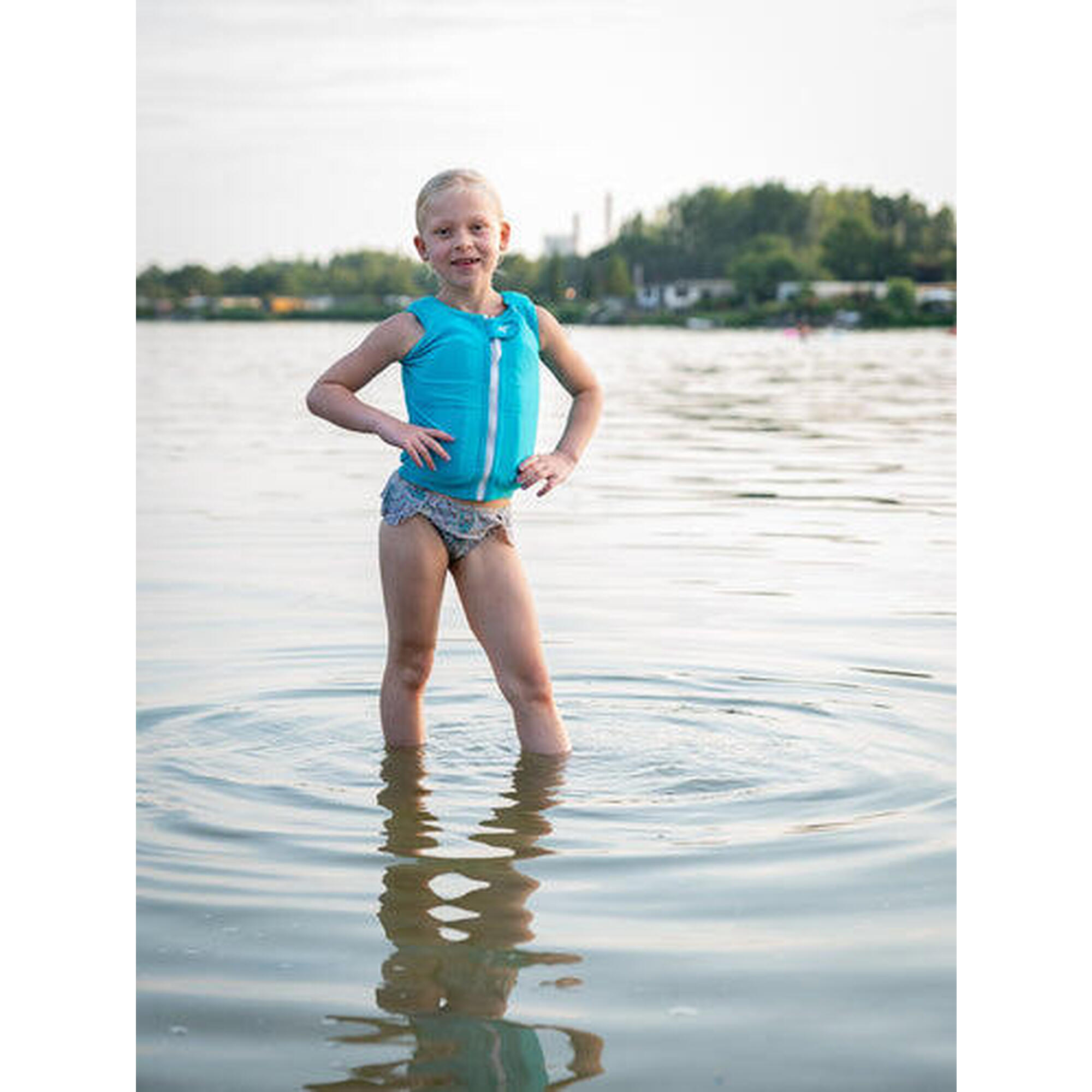 Marseille Swim Suit Turquoise - UV werend zwemvest - Kids - Neopreen/Lycra