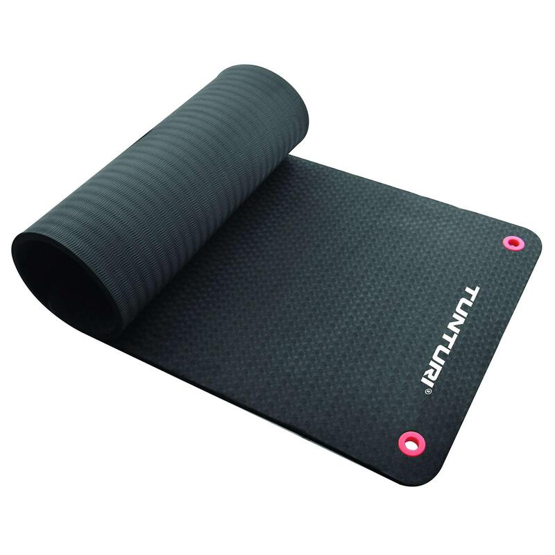Matelas tapis fitness Pro 180cm noir