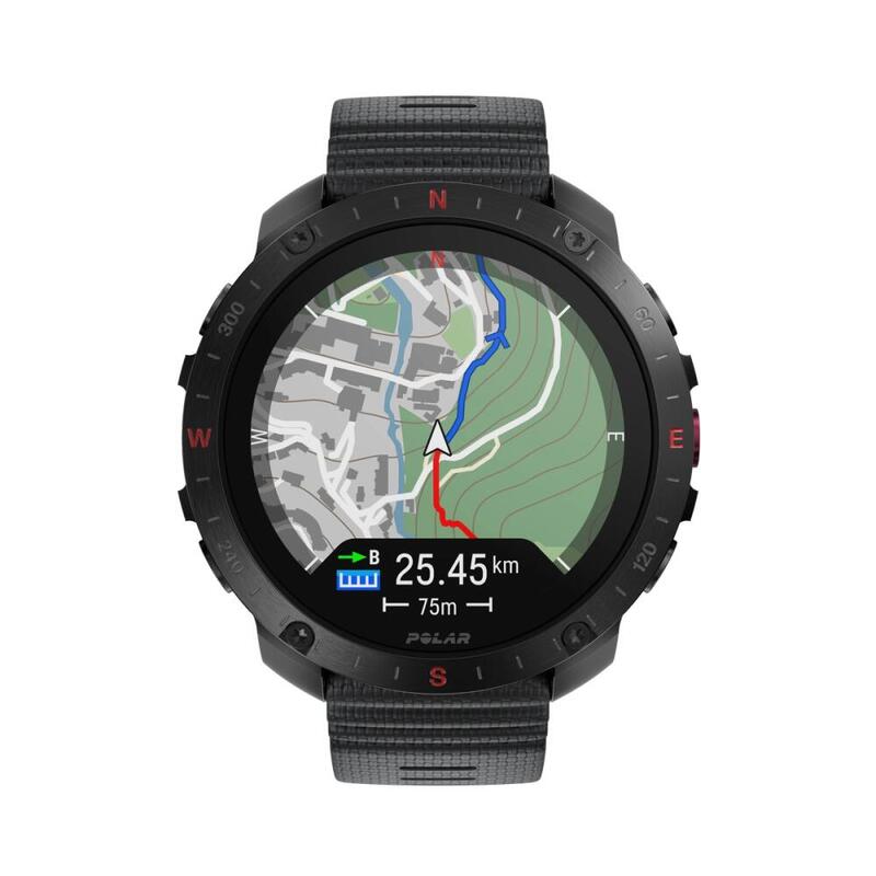 Reloj Outdoor Multisport Premium - GPS, Mapas, Barómetro - Grit X2 Pro Negro