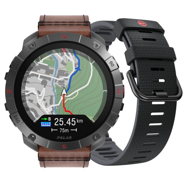 Outdoor Premium Sportuhr - GPS, Barometer, Navigation - Grit X2 Pro Titan