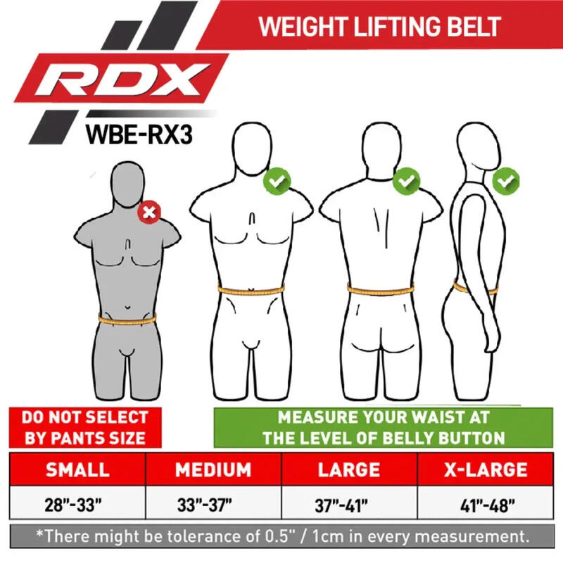 Cinto de elevação curvo RDX Eva RX3