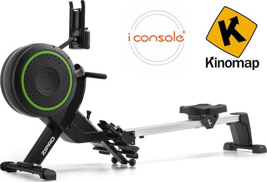 Vogatore Zipro Dash magnetico ad aria 8 livelli di resistenza iConsole+ Kinomap