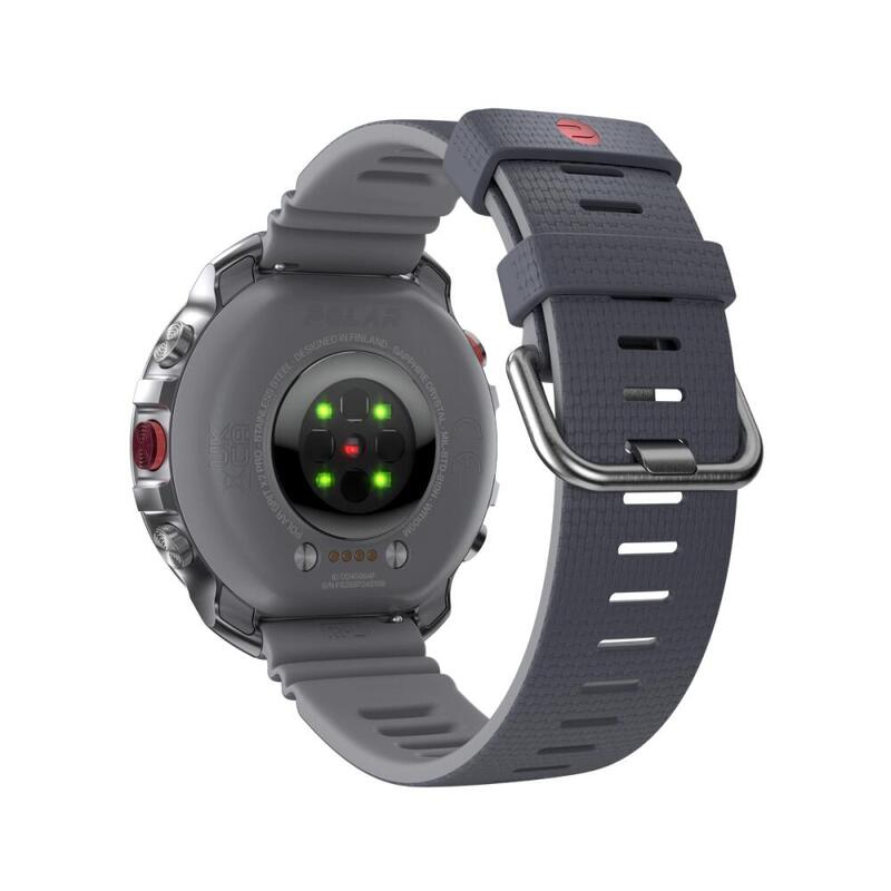 MONTRE CONNECTÉE GPS - TRAIL & SPORTS OUTDOOR - POLAR GRIT X2 PRO GRIS PIERRE