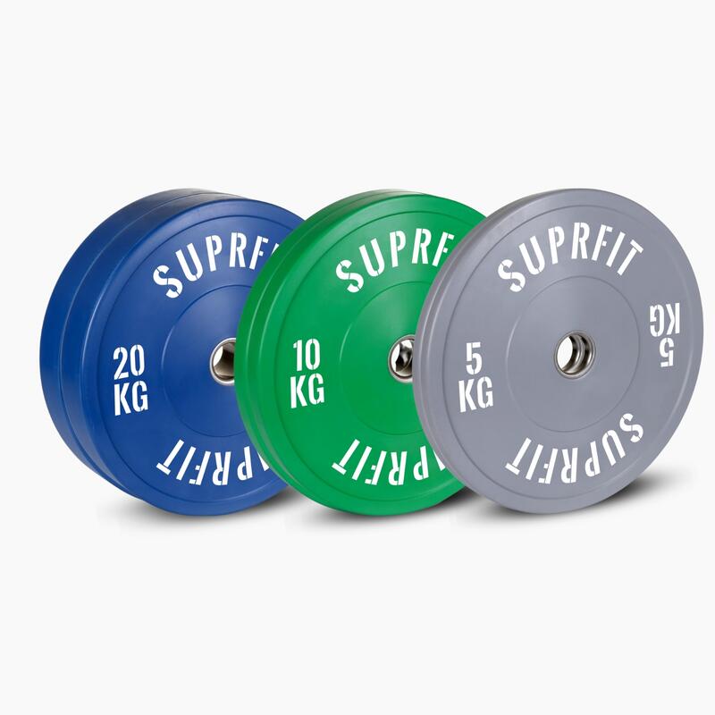 Colored White Logo Weightlifting Starter Set Pro Training Bar 15 kg