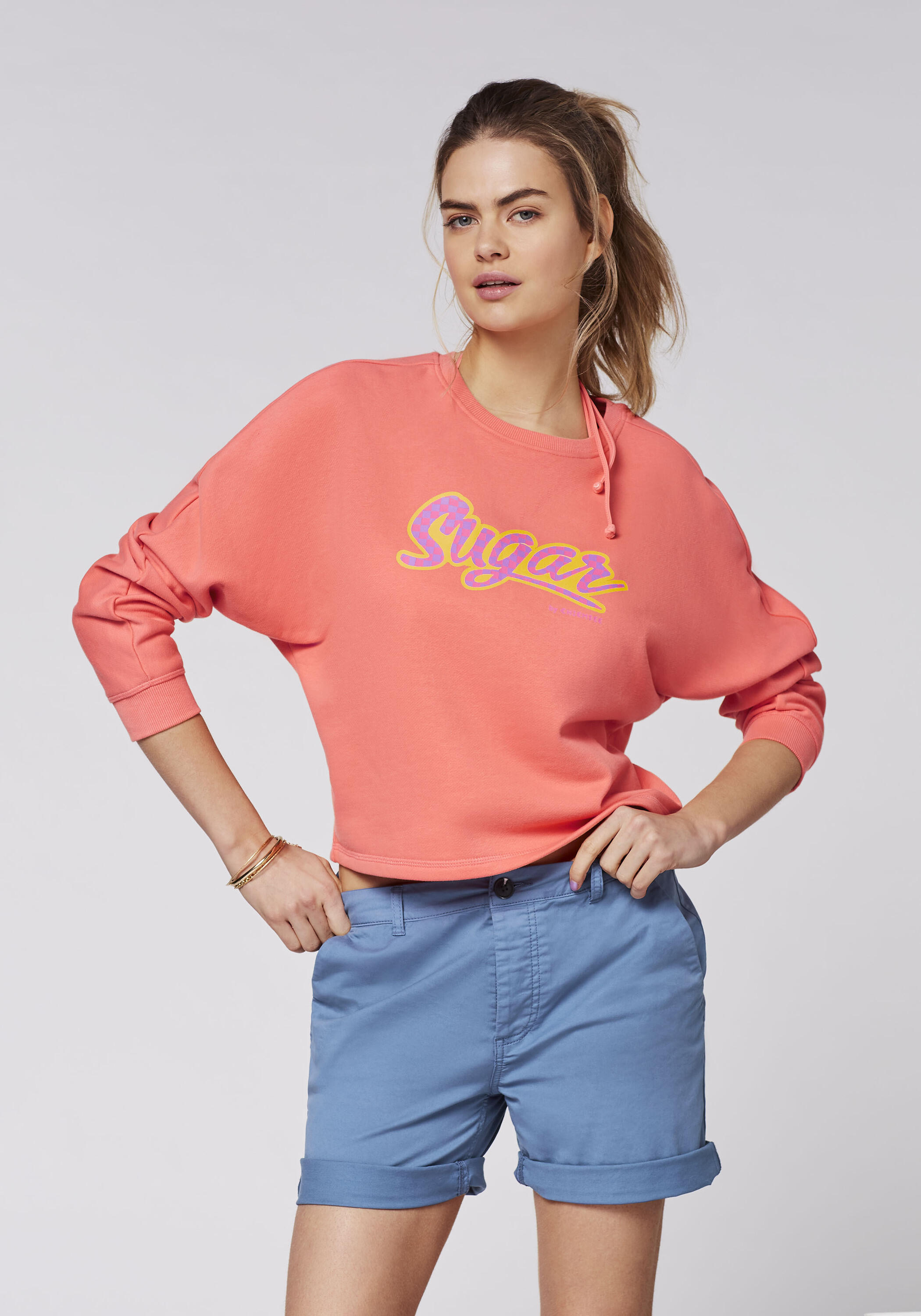 Sweatshirt mit SUGAR-Print 3/7