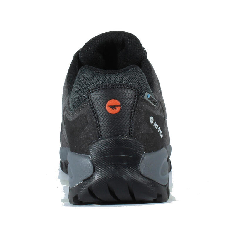 Zapatilla de Senderismo para Hombre Hi-Tec CORZO LOW Gris-Naranja Impermeable