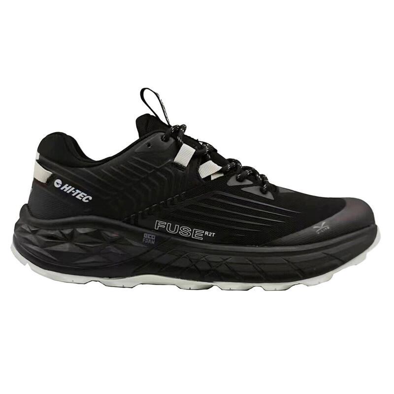 Zapatilla de Senderismo para Hombre Hi-Tec FUSE TRAIL LOW Negro/Gris Oscuro