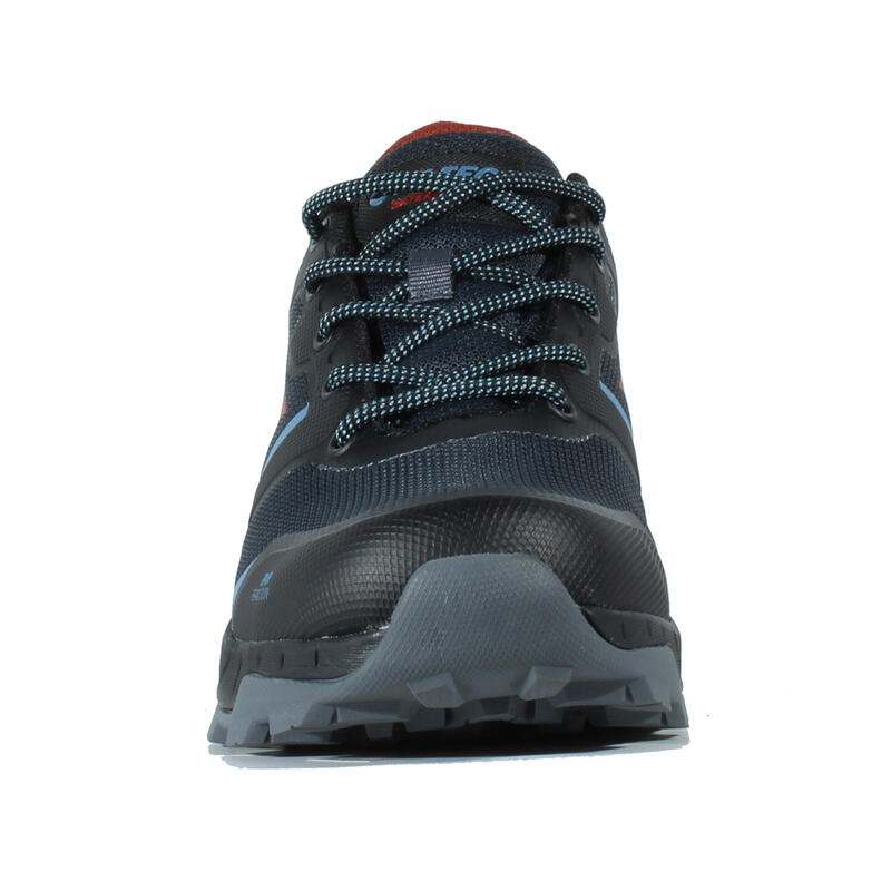 Zapatilla de Senderismo para Hombre Hi-Tec TOUBKAL LOW Negro/Azul Impermeable