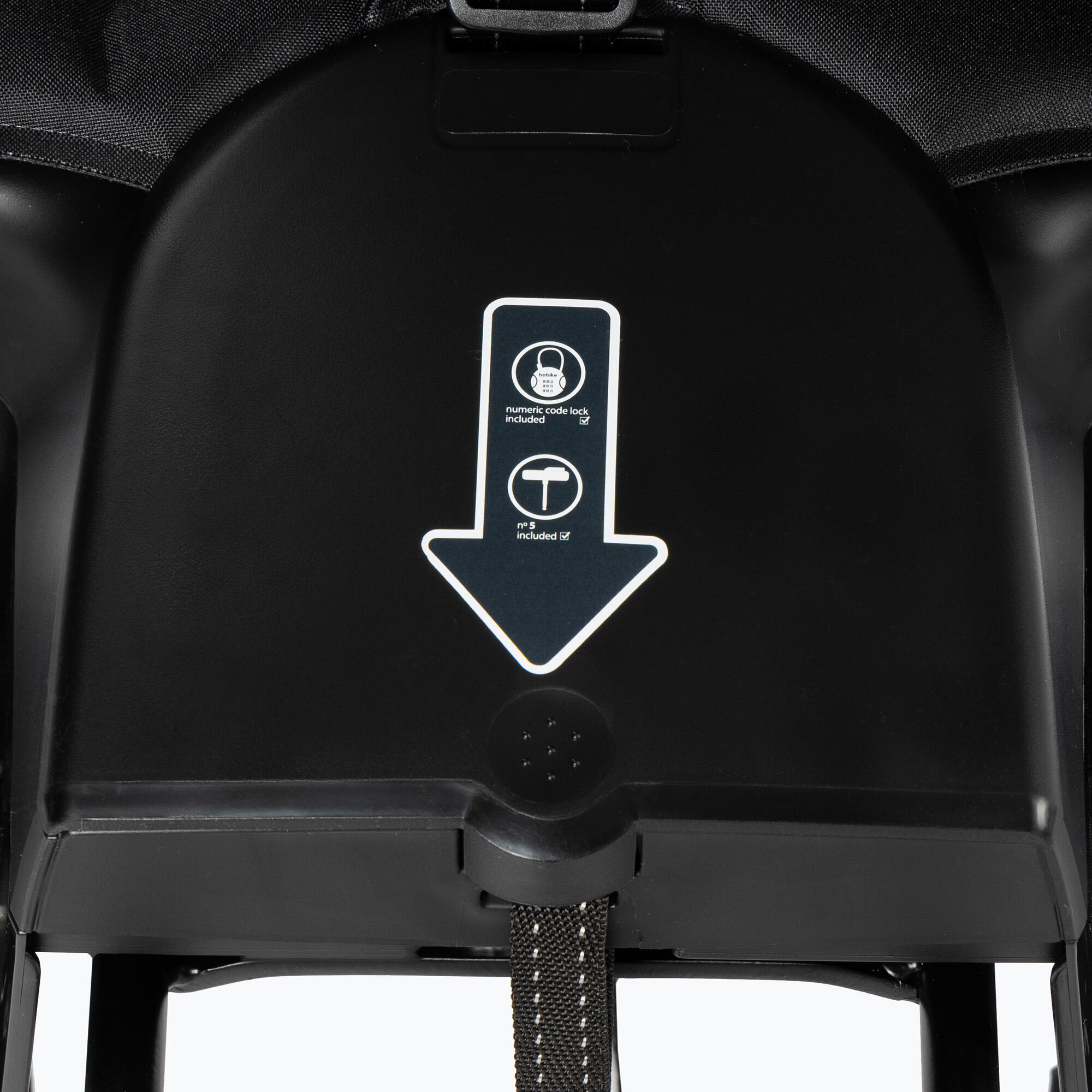 Siège arrière vélo Exclusive Maxi Plus TOUR Pour Cadre Noir 5/5