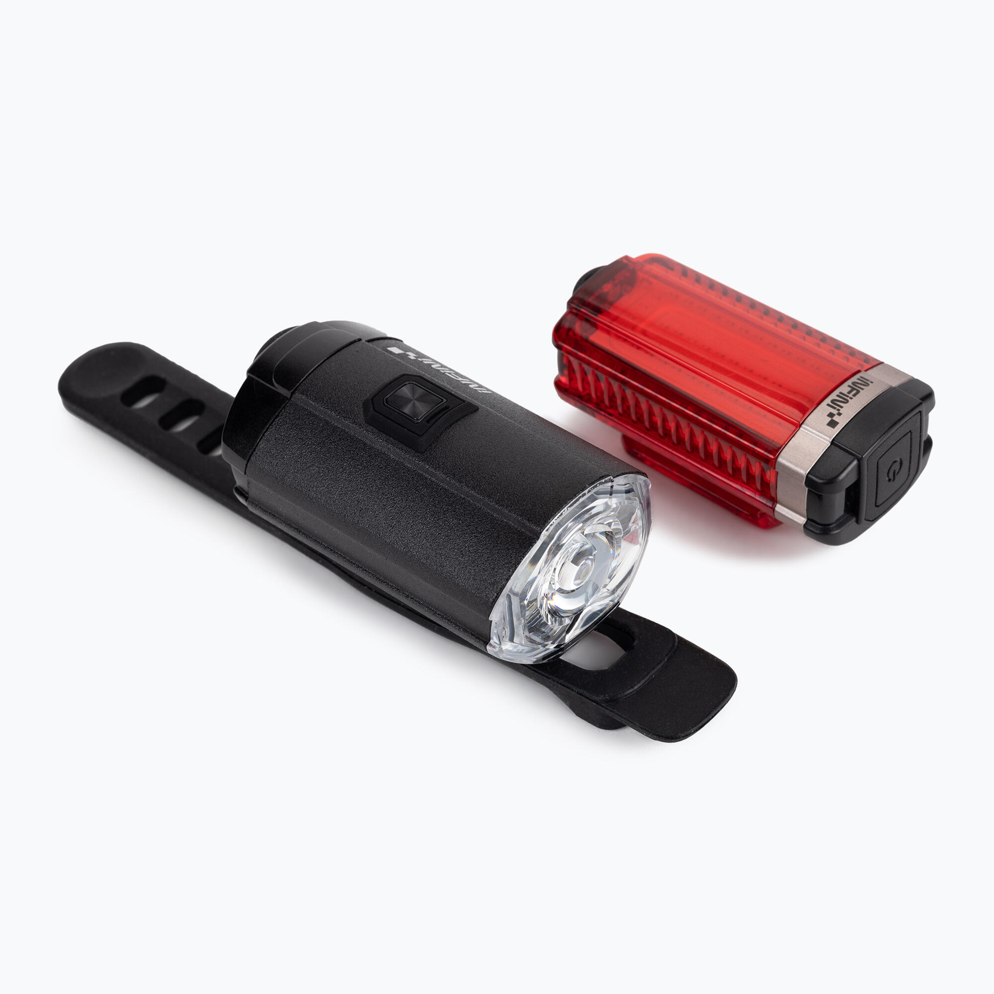 Zestaw lampek rowerowych INFINI Set Tron Usb 3/3