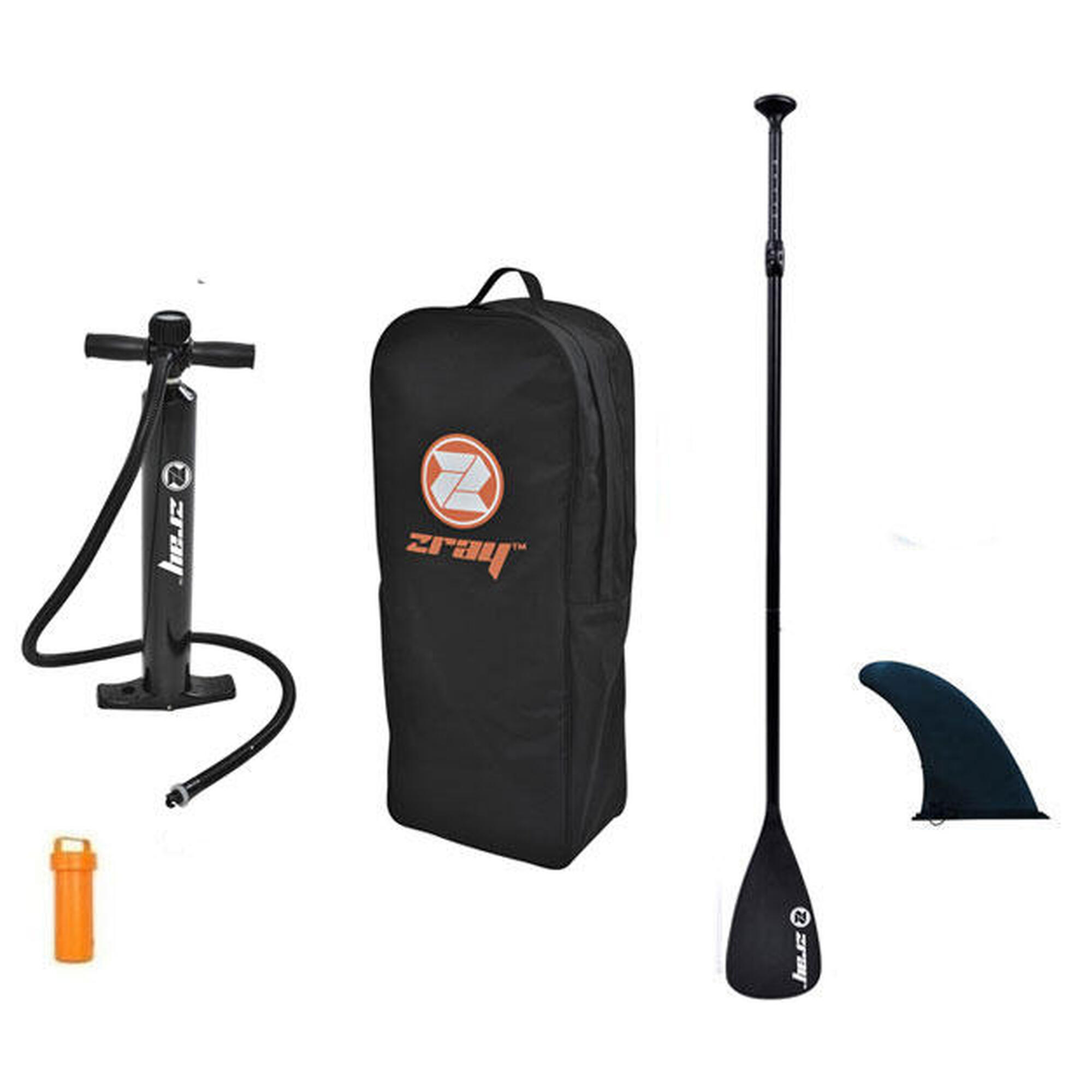 Pack paddle gonflable E11 11' ZRAY (sup.pompe.pagaie.siège)