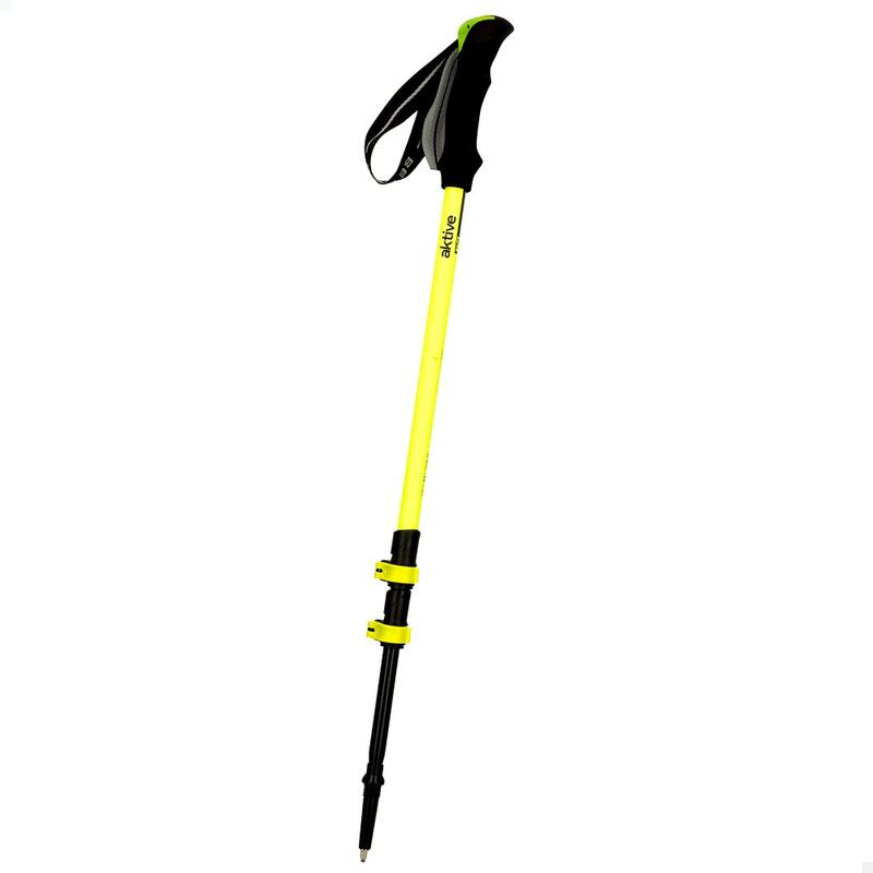 Aktive Bastón extensible trekking 62-135 cm 3 sec c/empuñadura eva