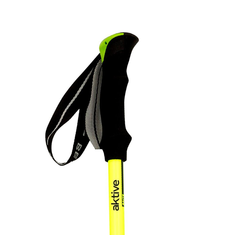 Aktive Bastão de trekking extensível 62-135 cm 3 seg c/punho eva 7/7