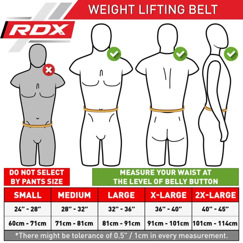 Gewichthebergürtel Bodybuilding RDX