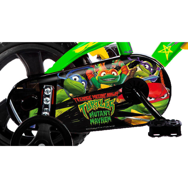 Bicicleta pentru copii Testoasele Ninja DB-612L-MNT Dino Bikes, 12 inch