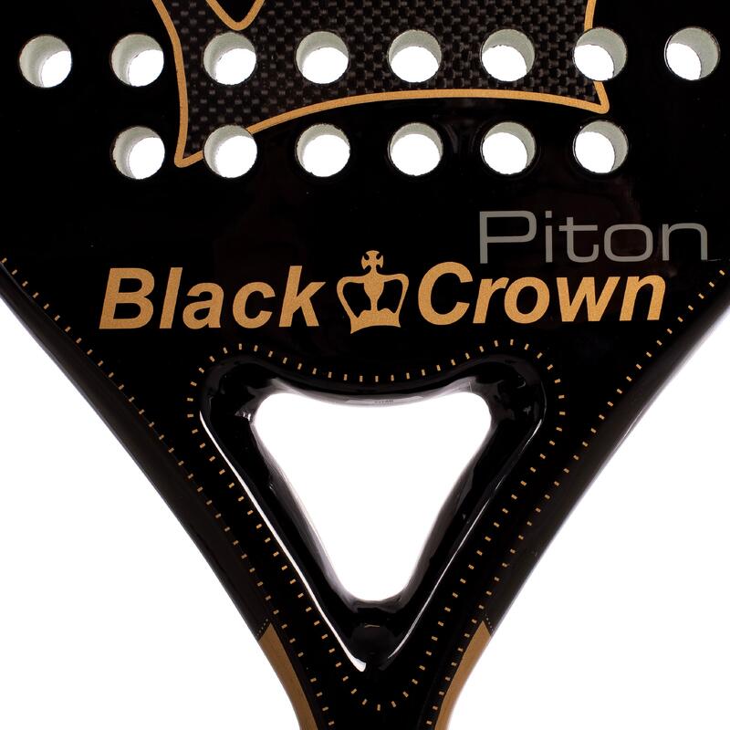 Schwarzer Crown Piton Padelschläger