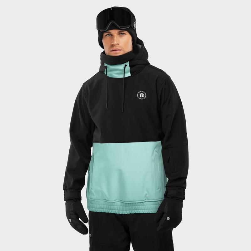 Chaqueta para snowboard/esquí hombre esquí y nieve W1 Crystal SIROKO Negro