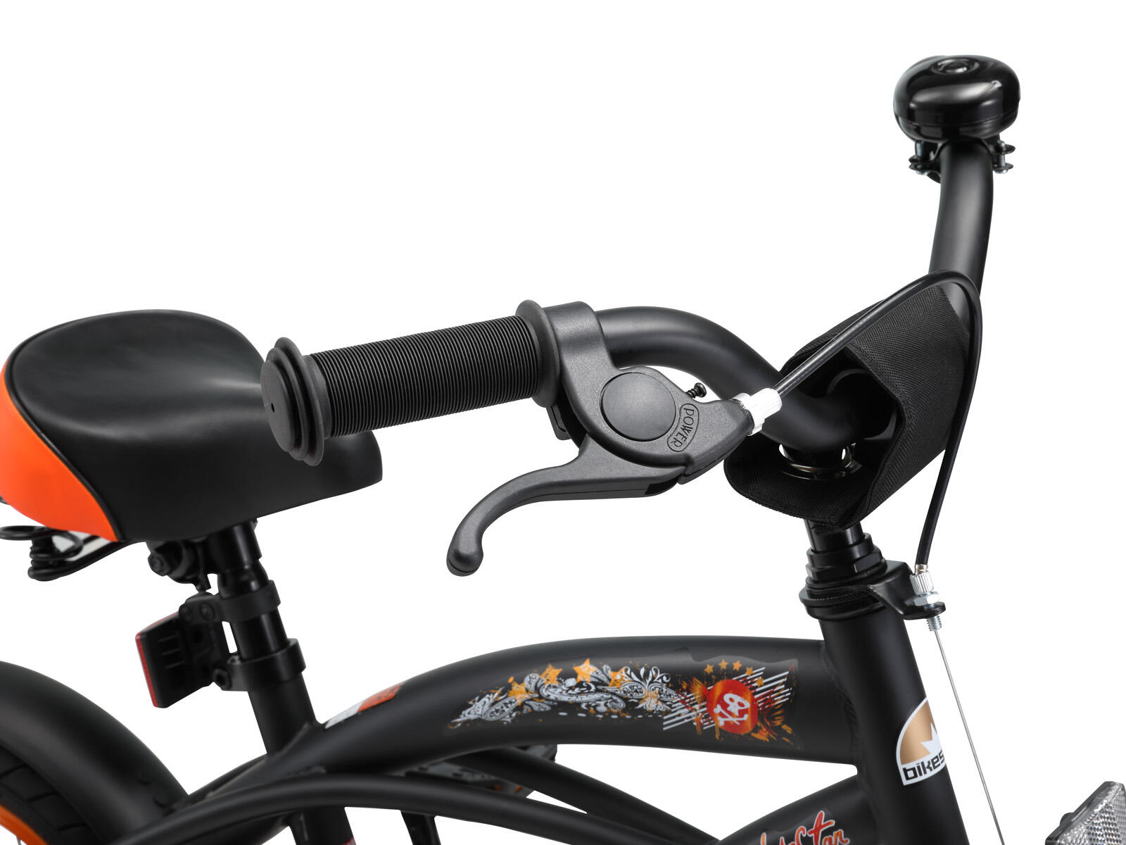 Bikestar kinderfiets Cruiser 12 inch zwart 4/5
