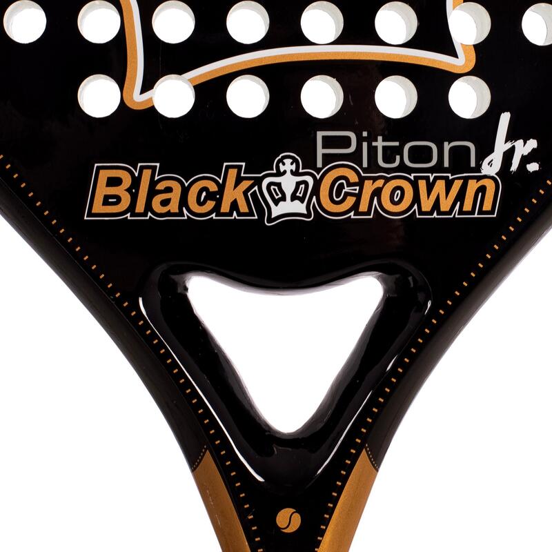 Raquete de padel Piton Jr Black Crown
