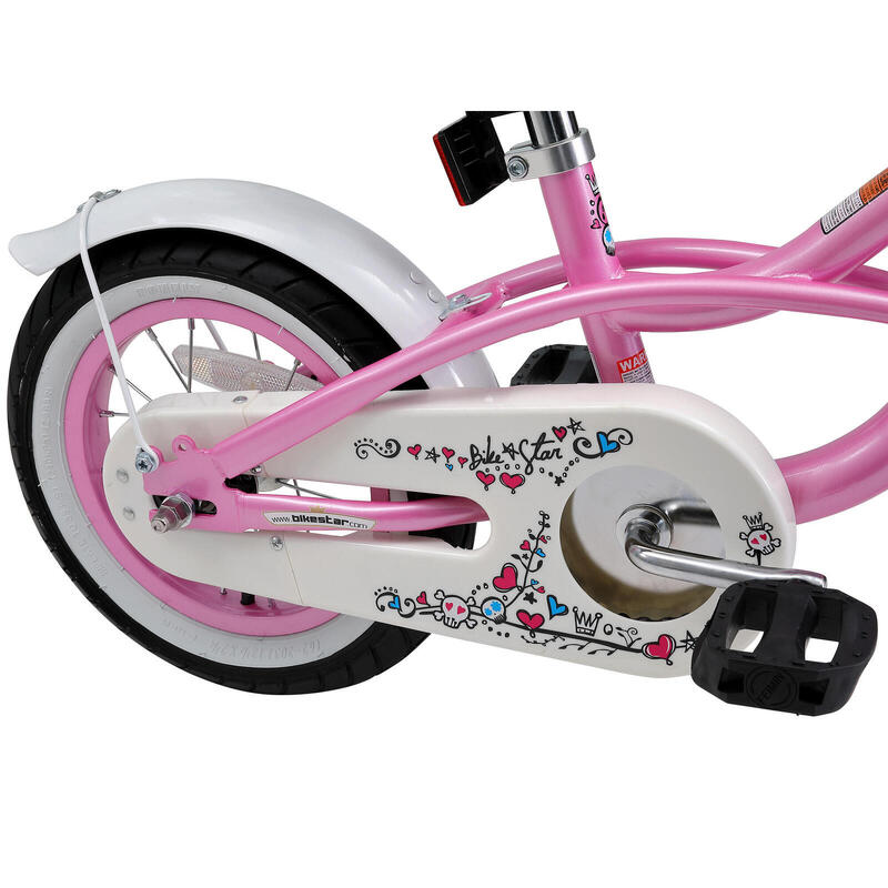 Vélo pour enfants Bikestar 12 pouces Cruiser, rose