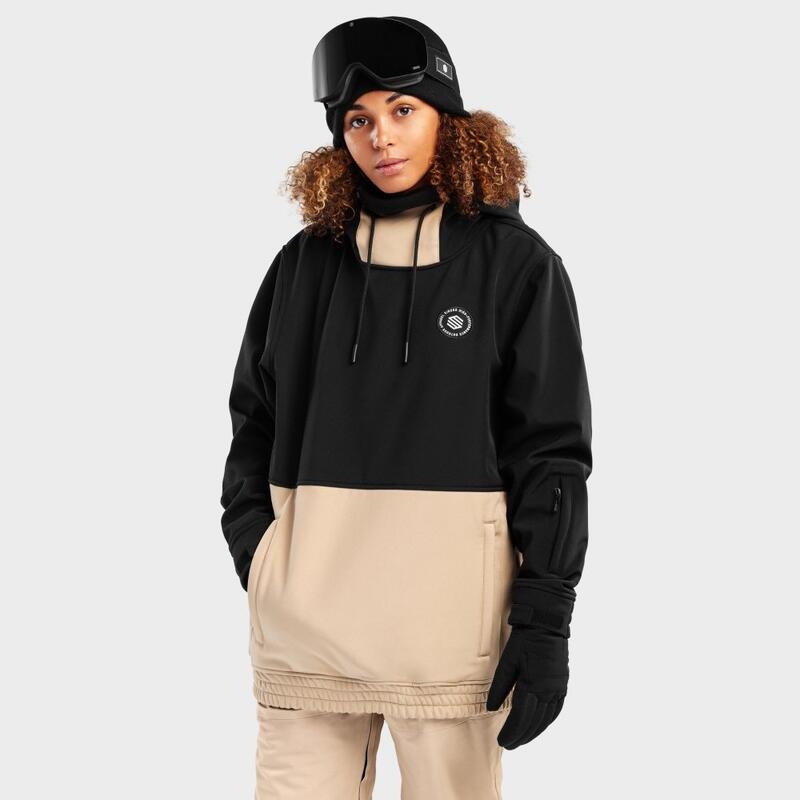 Casaco de snowboard para mulher Desportos de inverno W1-W Llaima SIROKO Preto