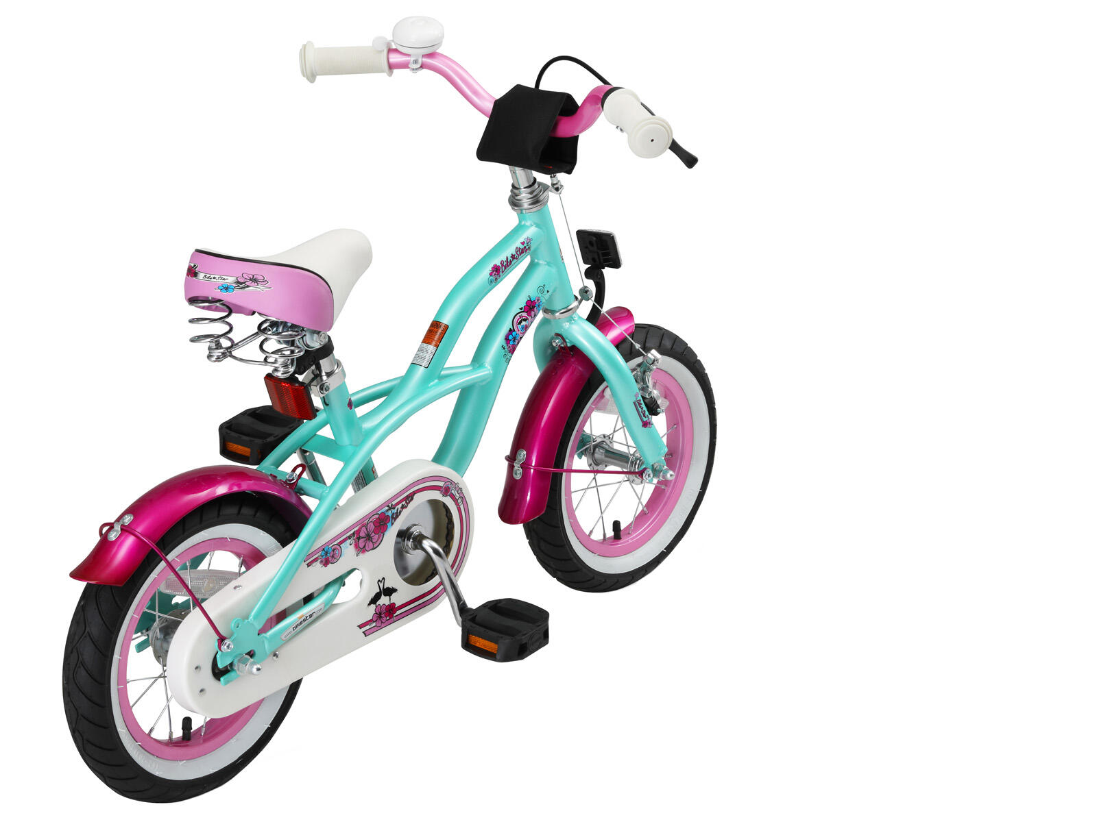 Bikestar kinderfiets Cruiser 12 inch mintgroen 2/5