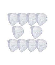Lot de 10 filtres FFP2 pour masque anti-pollution vélo Frogmask taille unique