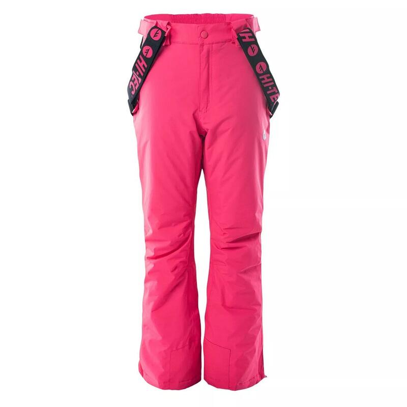 Bambini Pantaloni Da Sci Hi-Tec Rosa Rossa