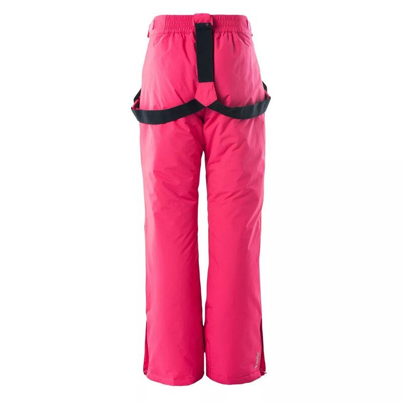 Pantalones de Esquí para Niños/Niñas Rosa Roja