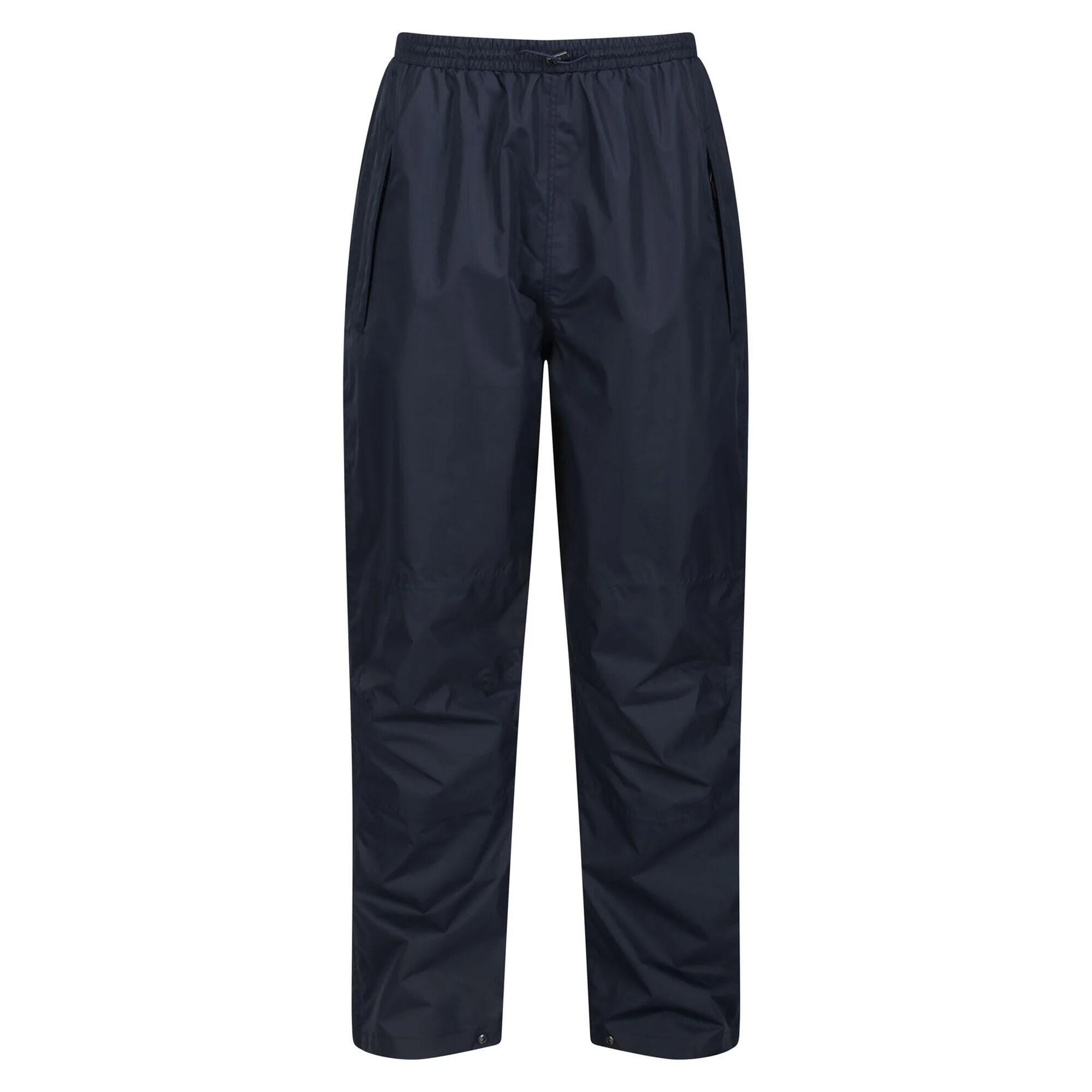 REGATTA Mens Waterproof Breathable Linton Trousers (Navy)