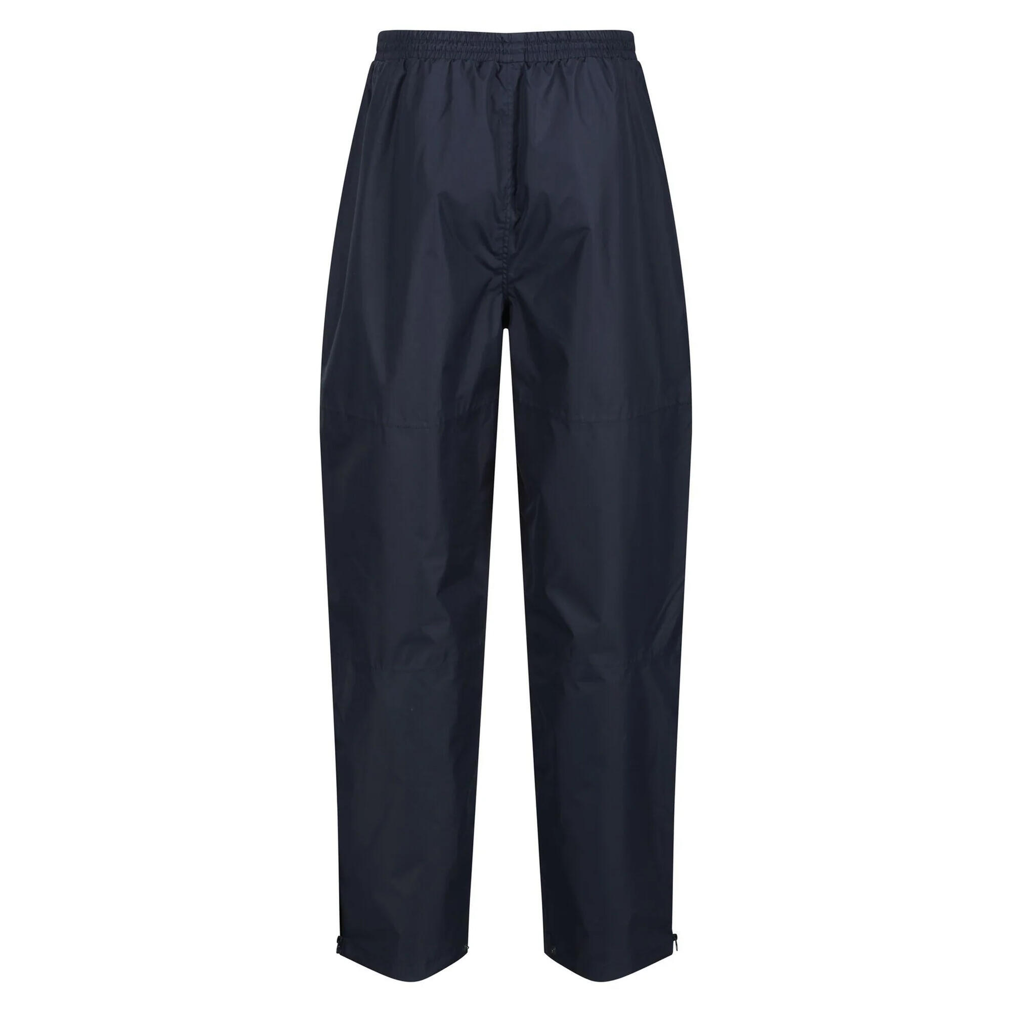 Mens Waterproof Breathable Trousers (Navy) 2/4