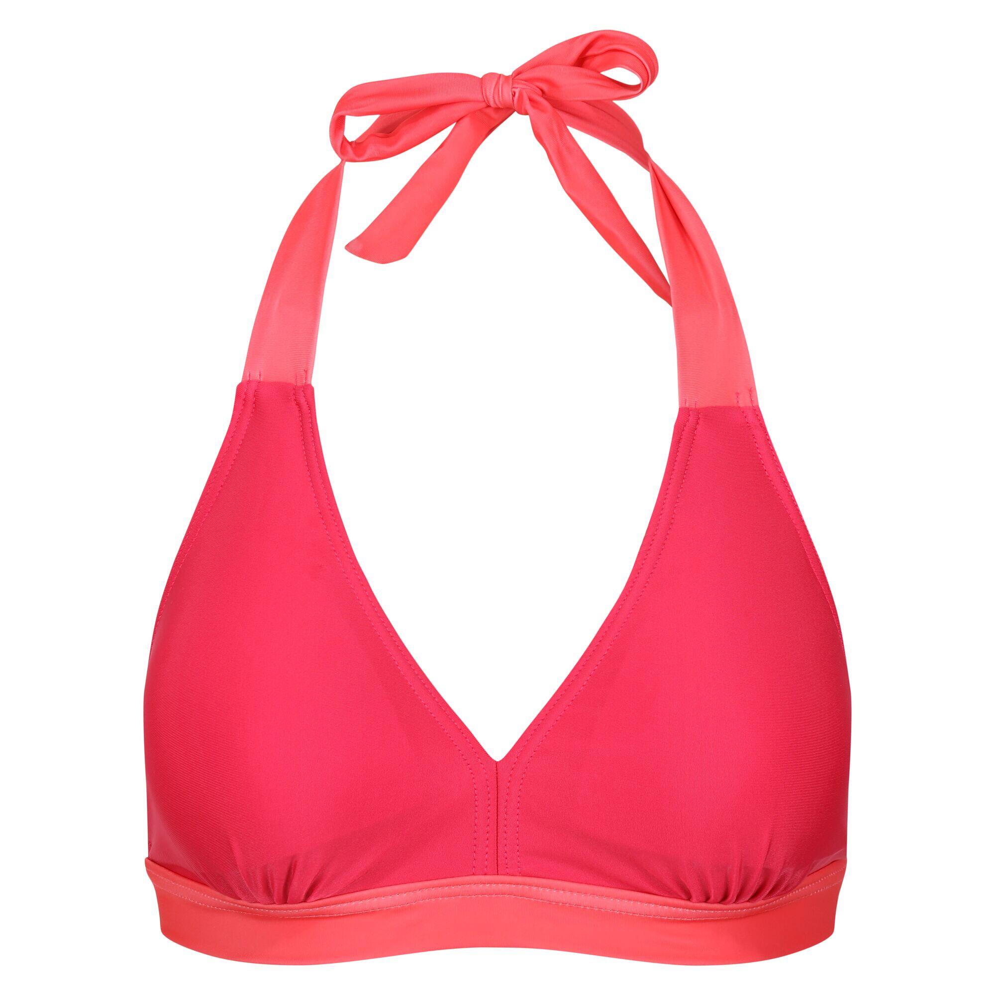 Womens/Ladies Flavia Bikini Top (Bright Blush/Peach Bloom) 1/5