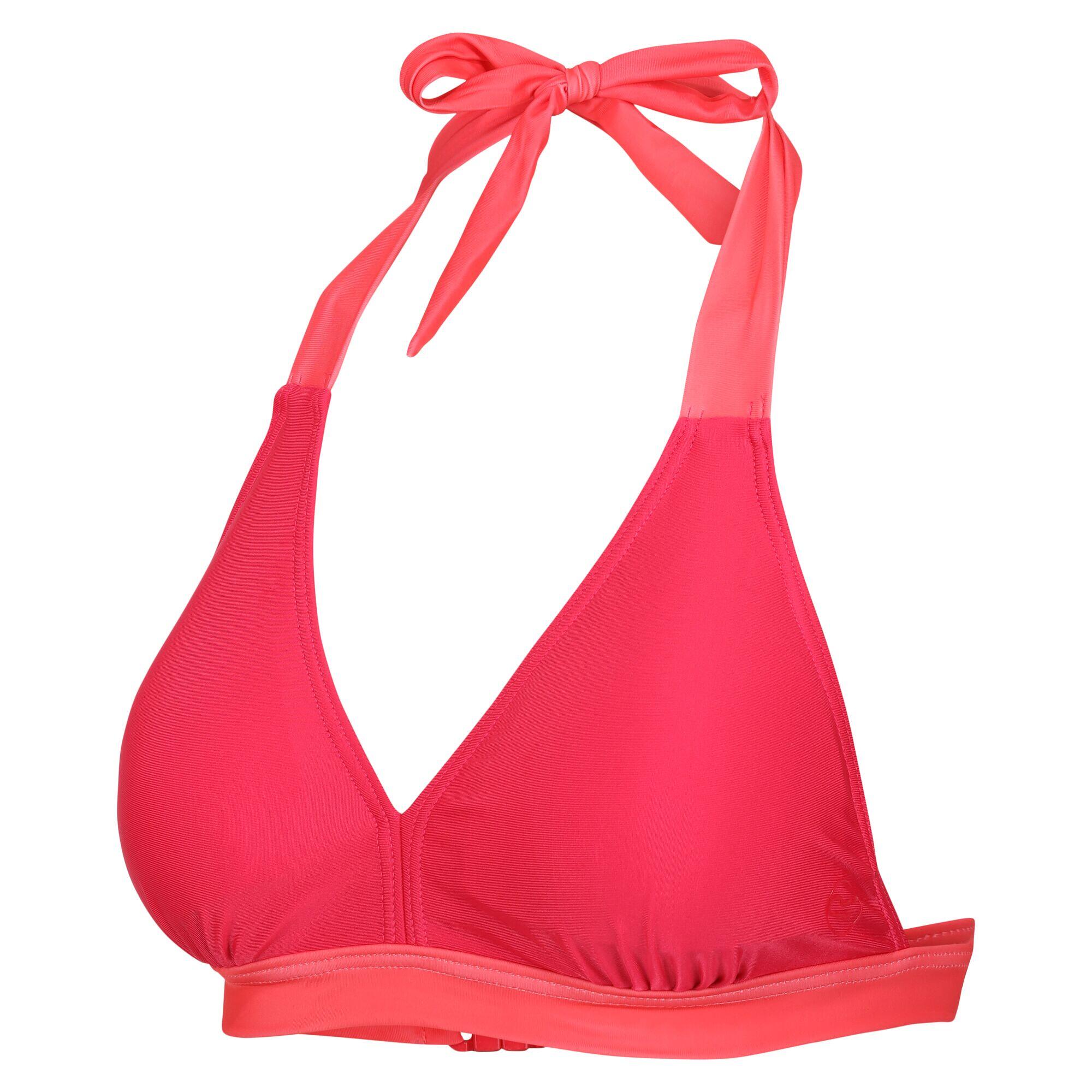 Womens/Ladies Flavia Bikini Top (Bright Blush/Peach Bloom) 3/5