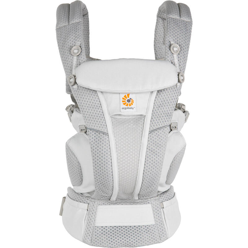 Mochila porta-bebé ergobaby omni breeze cinza pérola