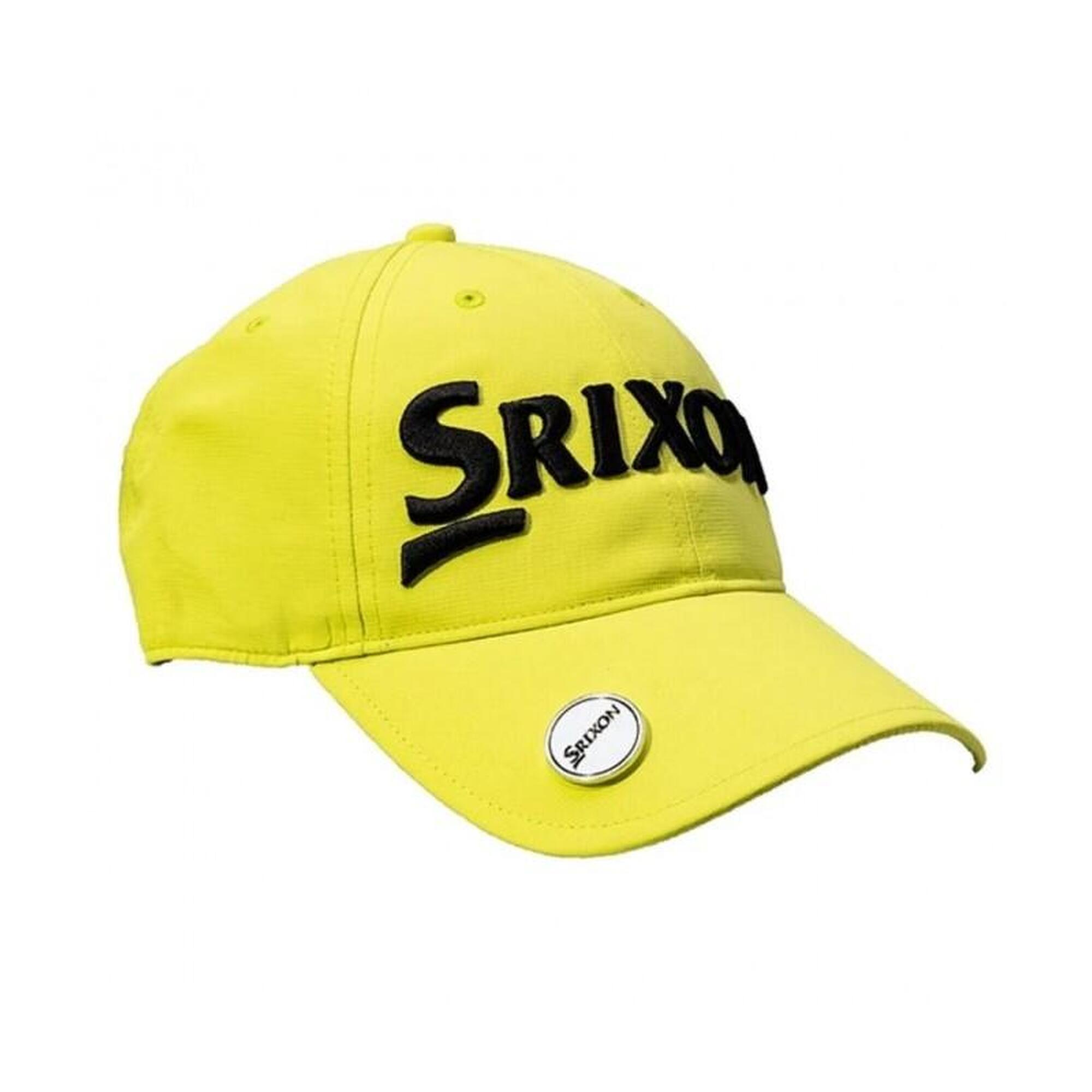 Srixon Ball Marker Cap, Casquette de golf colorée pour hommes, jaune