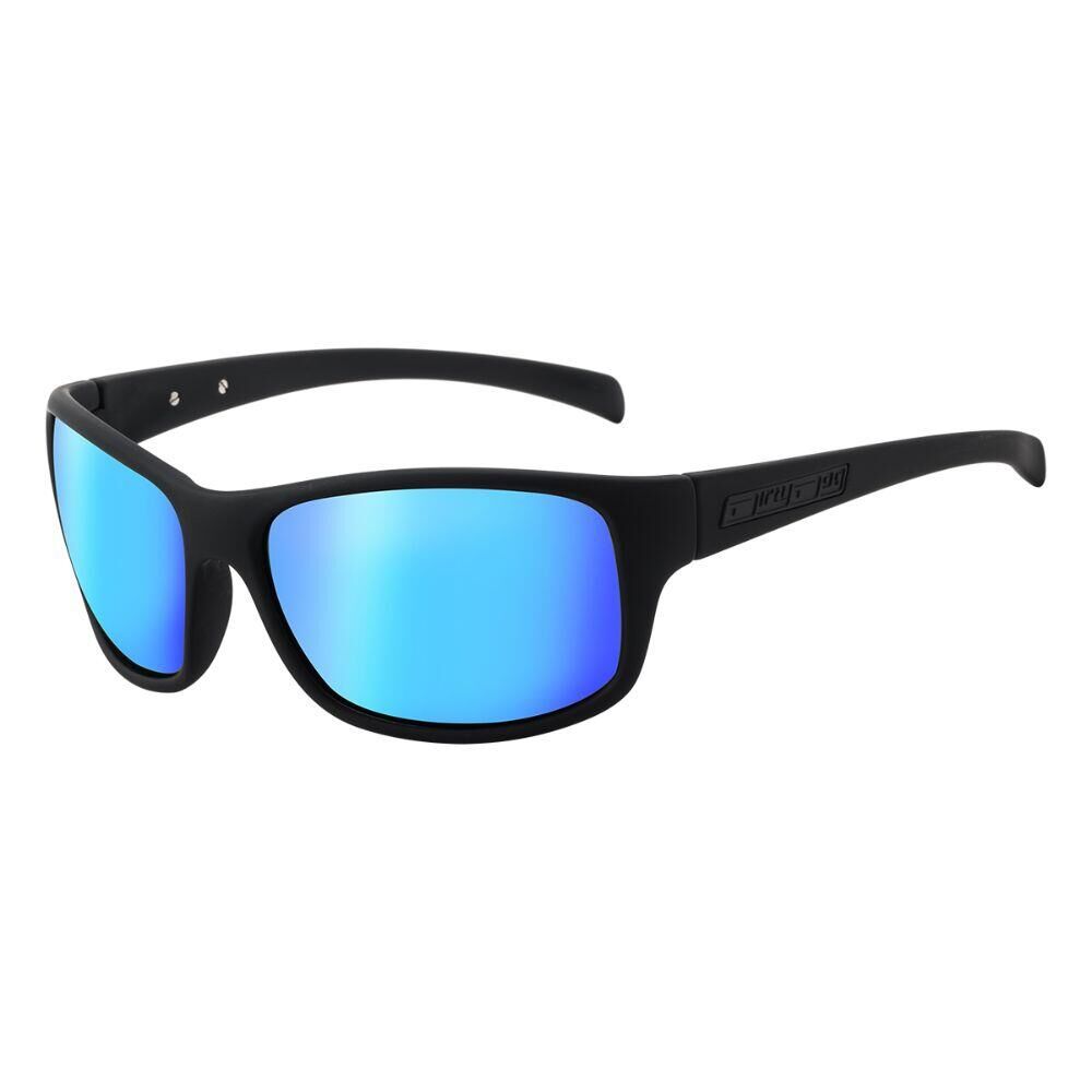 DIRTY DOG PHIN SUNGLASSES - Black/Ice Blue Mirror Polar