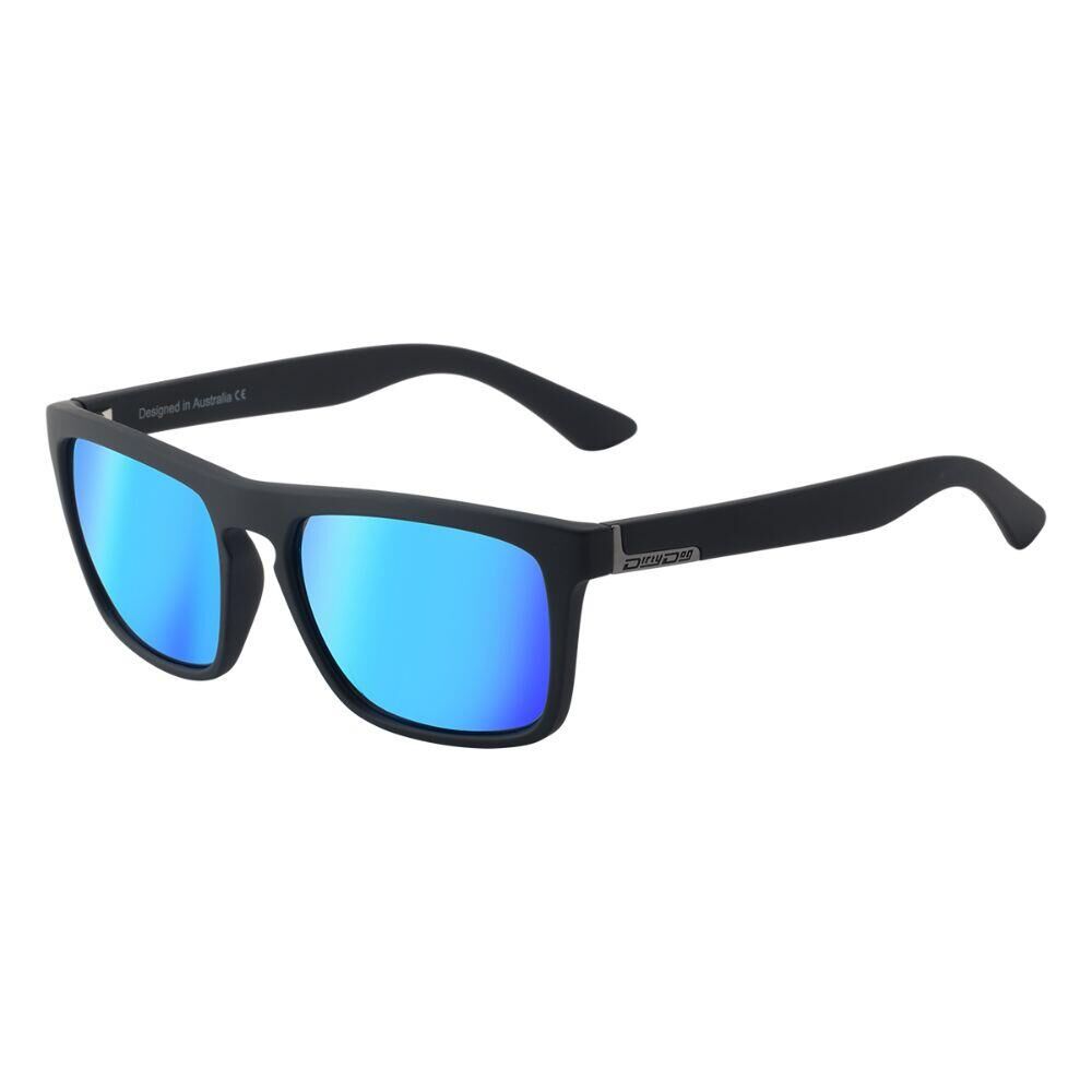 DIRTY DOG RANGER SUNGLASSES - Black/Ice Blue Mirror Polar