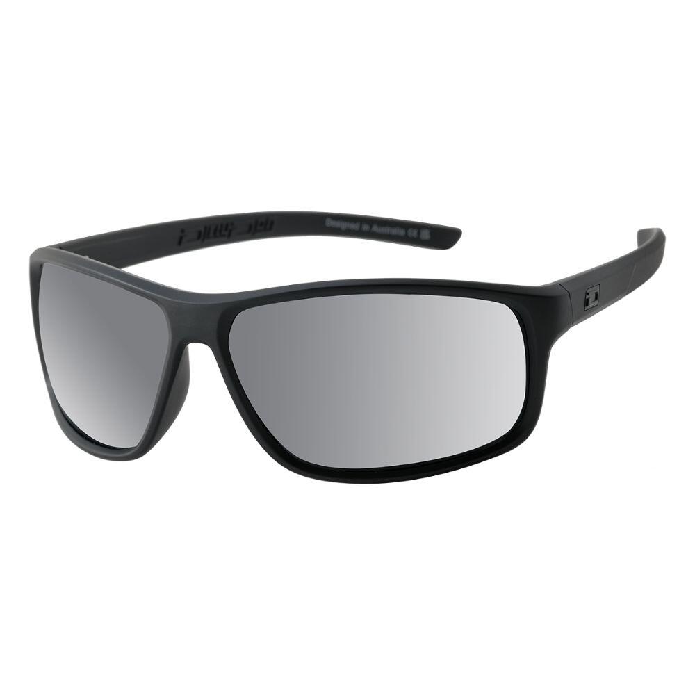 DIRTY DOG ZERO SUNGLASSES - Black/Silver Mirror Polarized