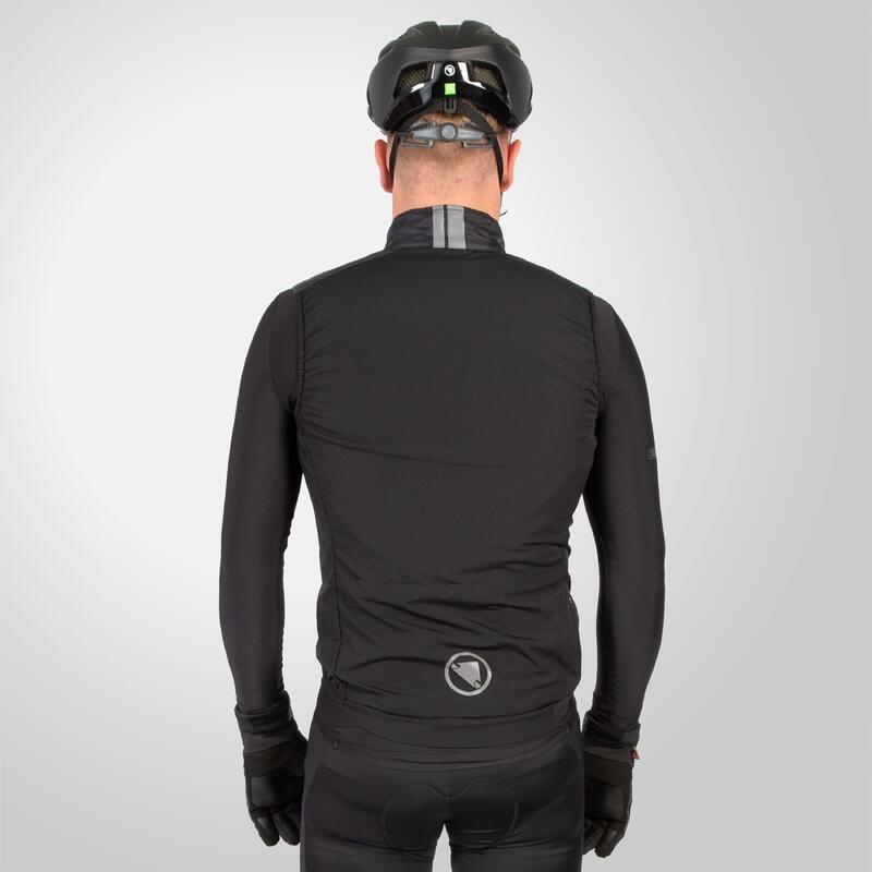 Colete de ciclismo preto Primaloft® II