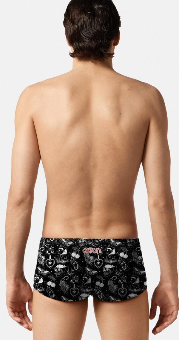 Maillot de bain Trunk Dodi noir homme 2/3