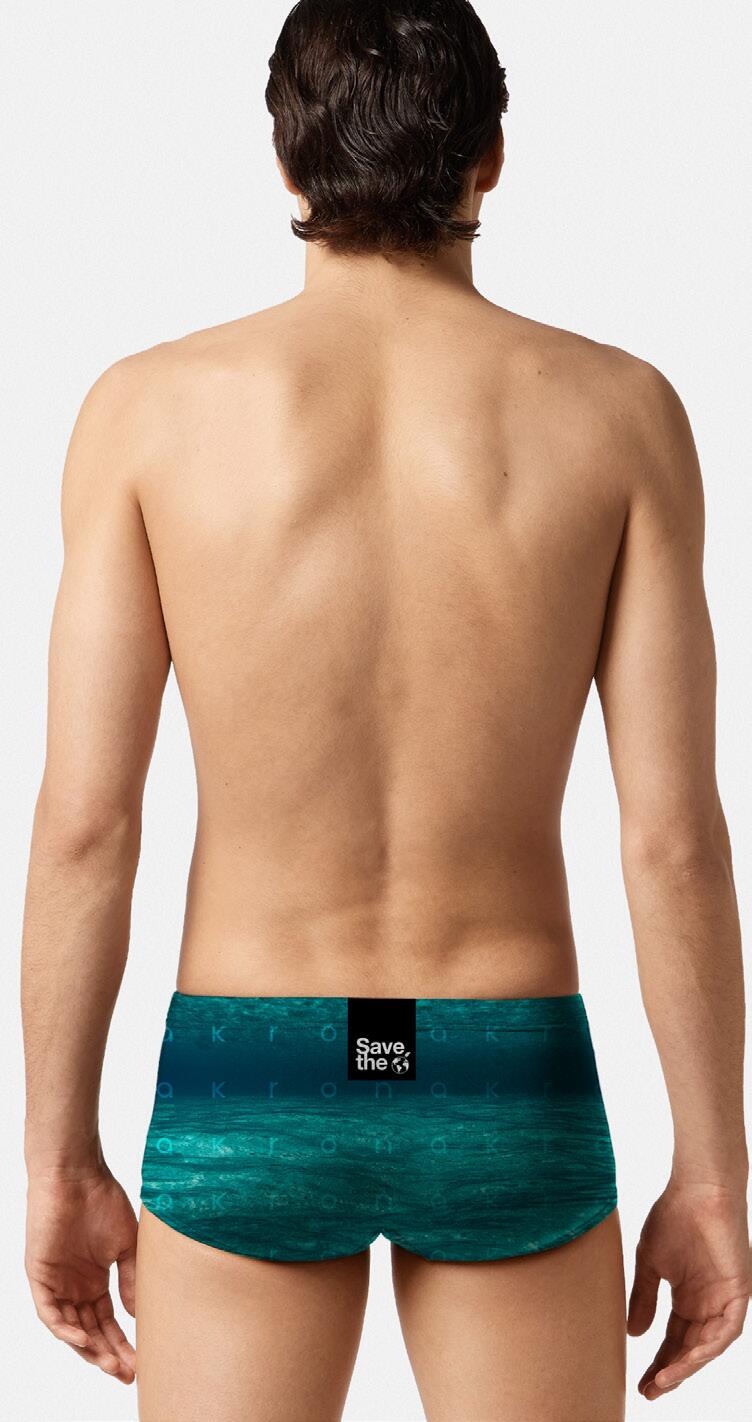 Maillot de bain Trunk Dippy Vert doublé 2/3