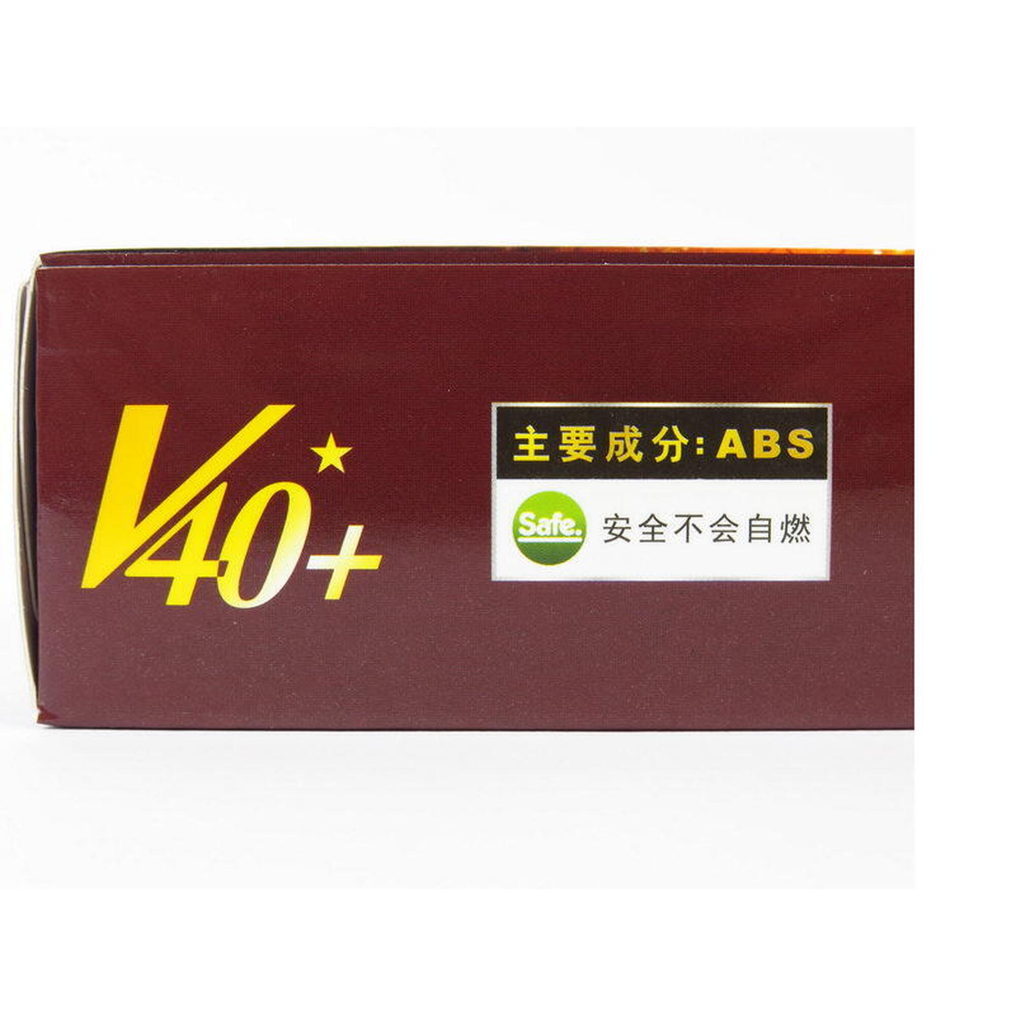 V40+ 1-Star Table Tennis Ball  (10 pcs/box) - Orange