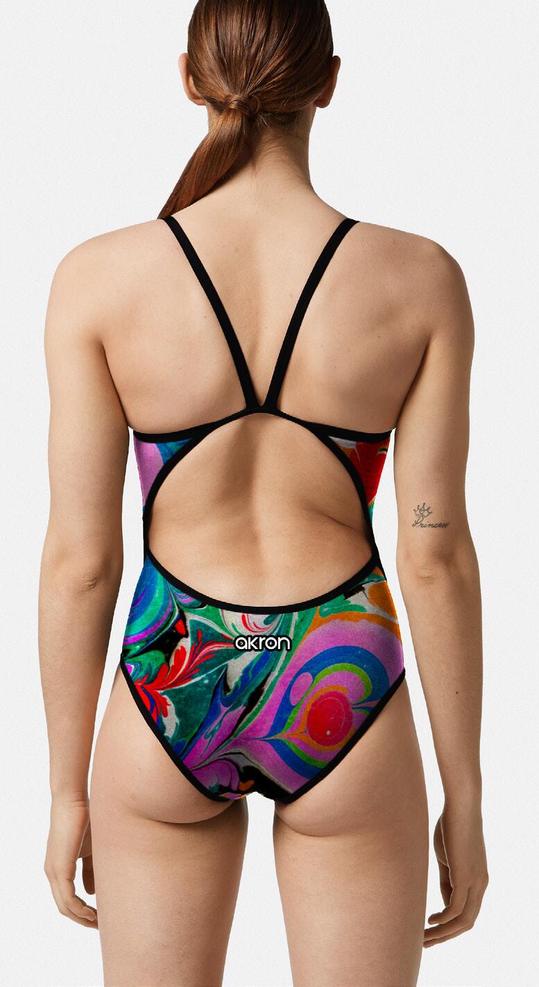 Maillot de bain 1 pièce Akron femme sportif résistant chlore BUNT 2/3