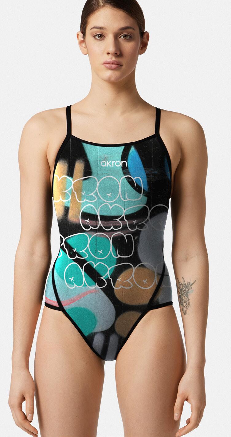 AKRON Costume da bagno intero Akron Smoke donna, colore BUNT