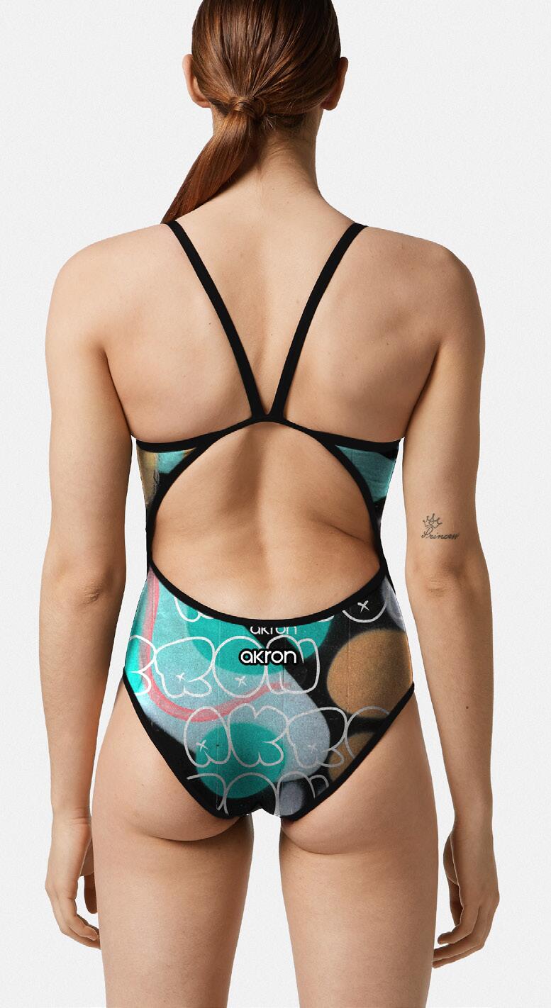 Maillot de bain Akron 1 pièce femme couleur BUNT 2/3