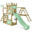 Spielturm DragonFlyer mit Schaukel & pastellgrüner Rutsche